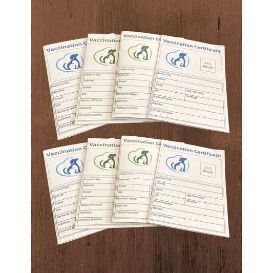 Immunization Pet Vaccination Certificate